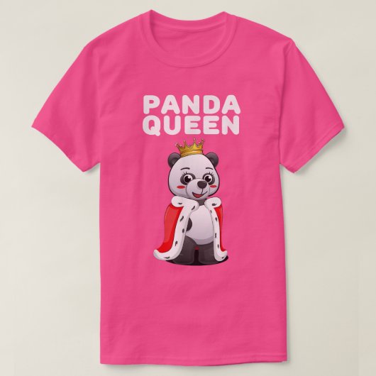 Panda Queen filles Panda Tshirt femmes Panda (Design devant)
