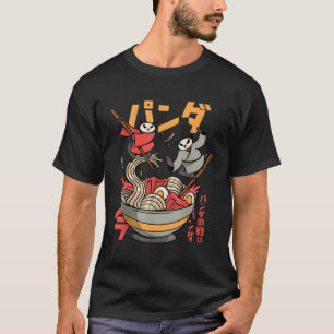 Panda Ra Japanse noedels T-shirt