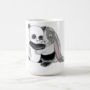 Panda Rabbit Love Koffiemok