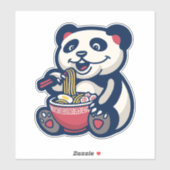 Panda Ramen Character Sticker (Vel)