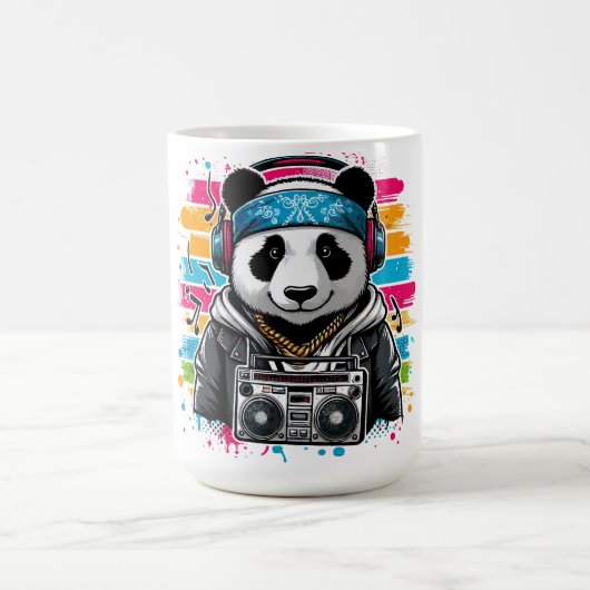 Panda Rapper Koffiemok (Center)