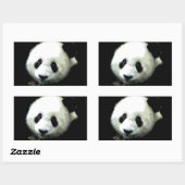 Panda Rechthoekige Sticker (Vel)