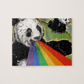 panda-regenboog legpuzzel (Horizontaal)