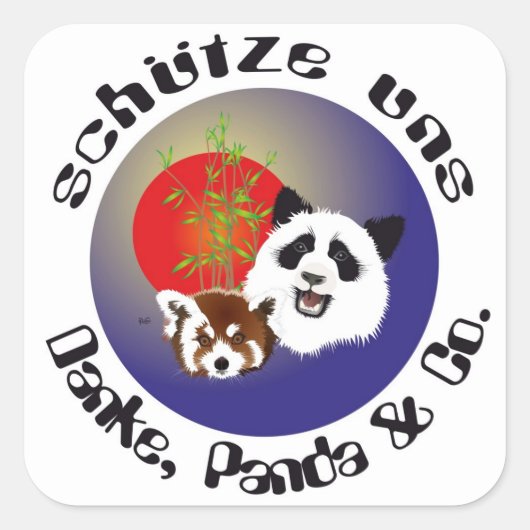 Panda Rencontre Autocollants (Devant)