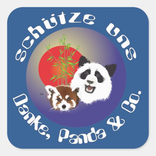 Panda Rencontre Autocollants (Devant)