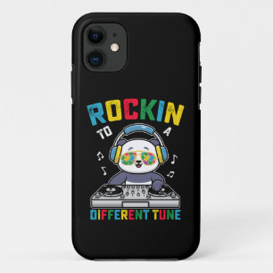 Panda Rockt Op Een Andere Toon Autismebewustzijn iPhone 11 Hoesje