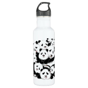 Panda Roestvrij staal Waterfles Grappig
