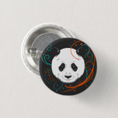 Panda Ronde Button 3,2 Cm (Voorkant /achterkant)