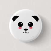 Panda Ronde Button 3,2 Cm (Voorkant)
