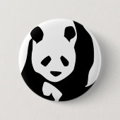 Panda Ronde Button 5,7 Cm (Voorkant)