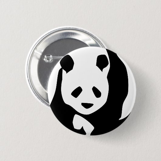 Panda Ronde Button 5,7 Cm (Voorkant /achterkant)