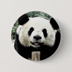 Panda Ronde Button 5,7 Cm