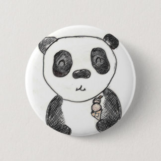 panda ronde button 5,7 cm