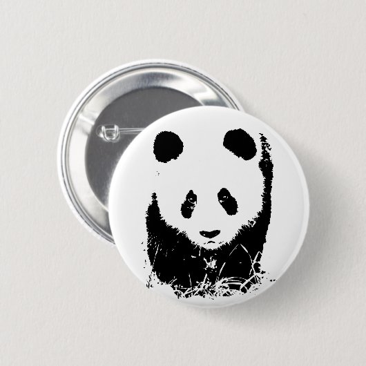 Panda Ronde Button 5,7 Cm (Voorkant /achterkant)