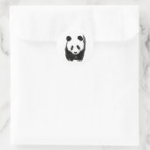 Panda Ronde Sticker (Tas)