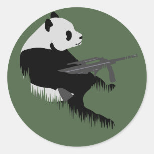 PANDA RONDE STICKER