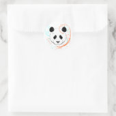 Panda Ronde Sticker (Tas)