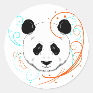 Panda Ronde Sticker
