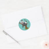 Panda Ronde Sticker (Envelop)
