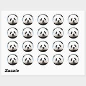 Panda Ronde Sticker (Vel)