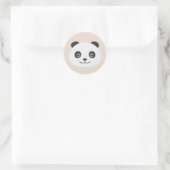 Panda Ronde Sticker (Tas)