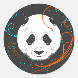 Panda Ronde Sticker