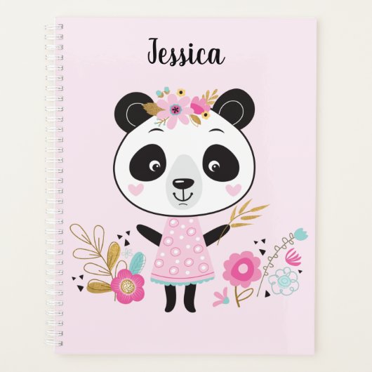 Panda rose mignon (Devant)