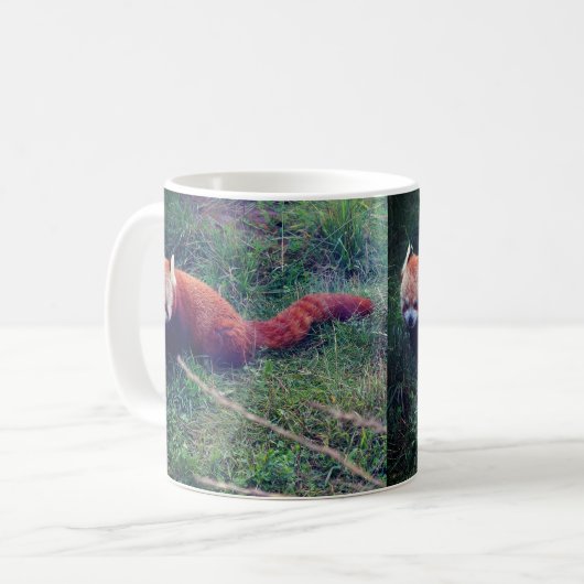 Panda rouge #1 Mug (Devant gauche)