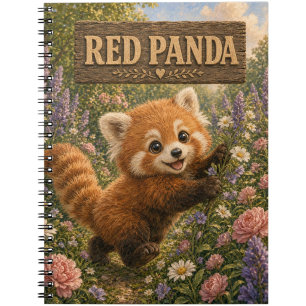 Panda roux bébé mignon livre d'histoires nurserie