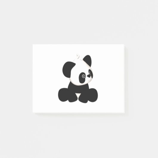 Panda schattig ontwerp post-it® notes (Voorkant)