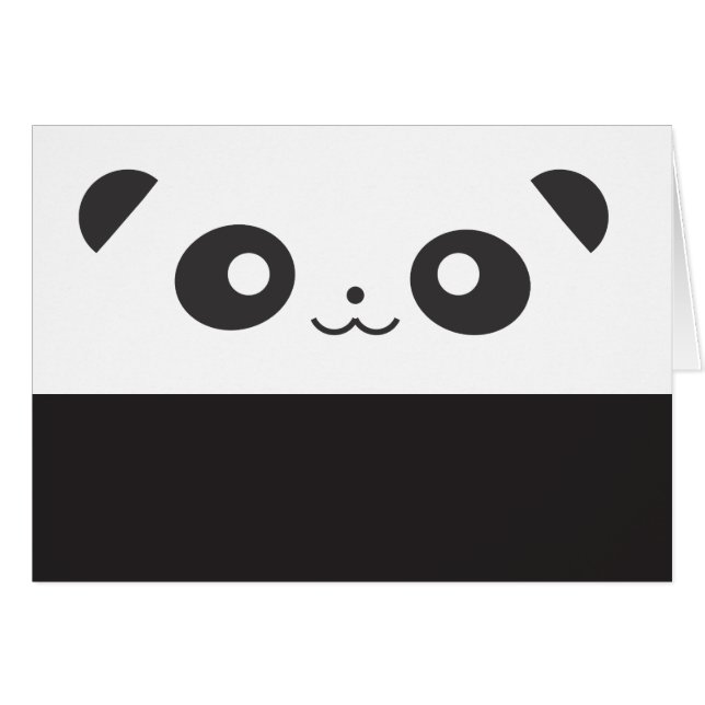 Panda semi-transparent (Devant horizontal)