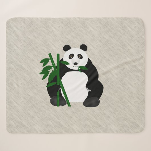 Panda Sherpa Deken (Voorkant (horizontaal))