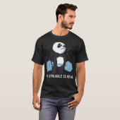 Panda Shirt De Strijd is Echt Beer Deadlift (Voorkant volledig)