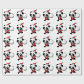 Panda Sinterklaas Cadeaupapier (Vlak)