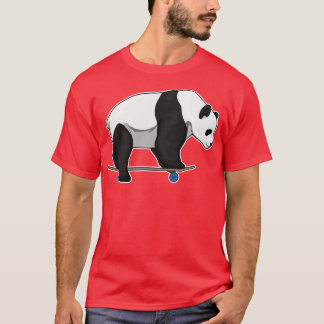 Panda Skateboard T-shirt