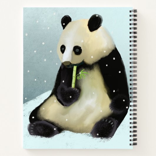 Panda Sketch Journal Notitieboek (Achterkant)