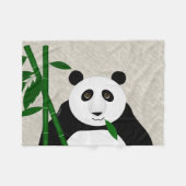 Panda Small Fleece Blanket (Voorkant (Horizontaal))