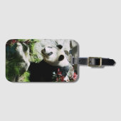 Panda Smile Bagagelabel (Voorkant (horizontaal))