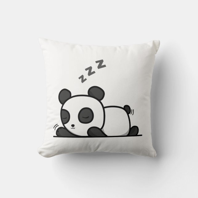 Panda Snoozy - Oreillers À Jets Cosy (Recto)