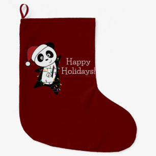 Panda Snow Winter Animals Pandas Large C Grote Kerstsok