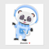 Panda Space Astronaut Sticker (Vel)