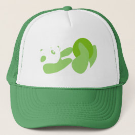 Panda Spelling (groen) Trucker Pet