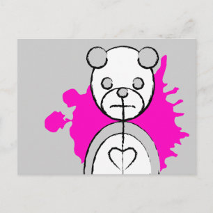 panda splatz. briefkaart