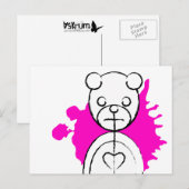 panda splatz. briefkaart (Voorkant / Achterkant)