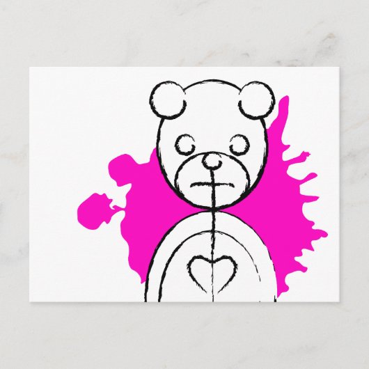 panda splatz. briefkaart (Voorkant)