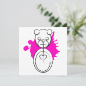 panda splatz kaart (Staand voorkant)