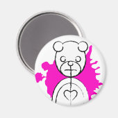 panda splatz. magneet (Voorkant / Achterkant)