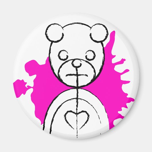 panda splatz. magneet (Voorkant)