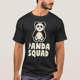 Panda Squad Leuk Dier Beer Adult & Peuter Safar T-shirt