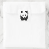 Panda Square Sticker (Tas)